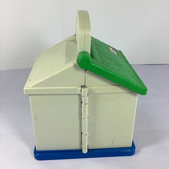 Vintage Little Tikes Cozy Cottage House Carry Case Beds People Dog - Picture 11 of 16